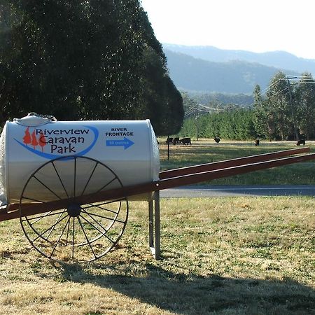 Riverview Caravan Park Porepunkah Exterior foto